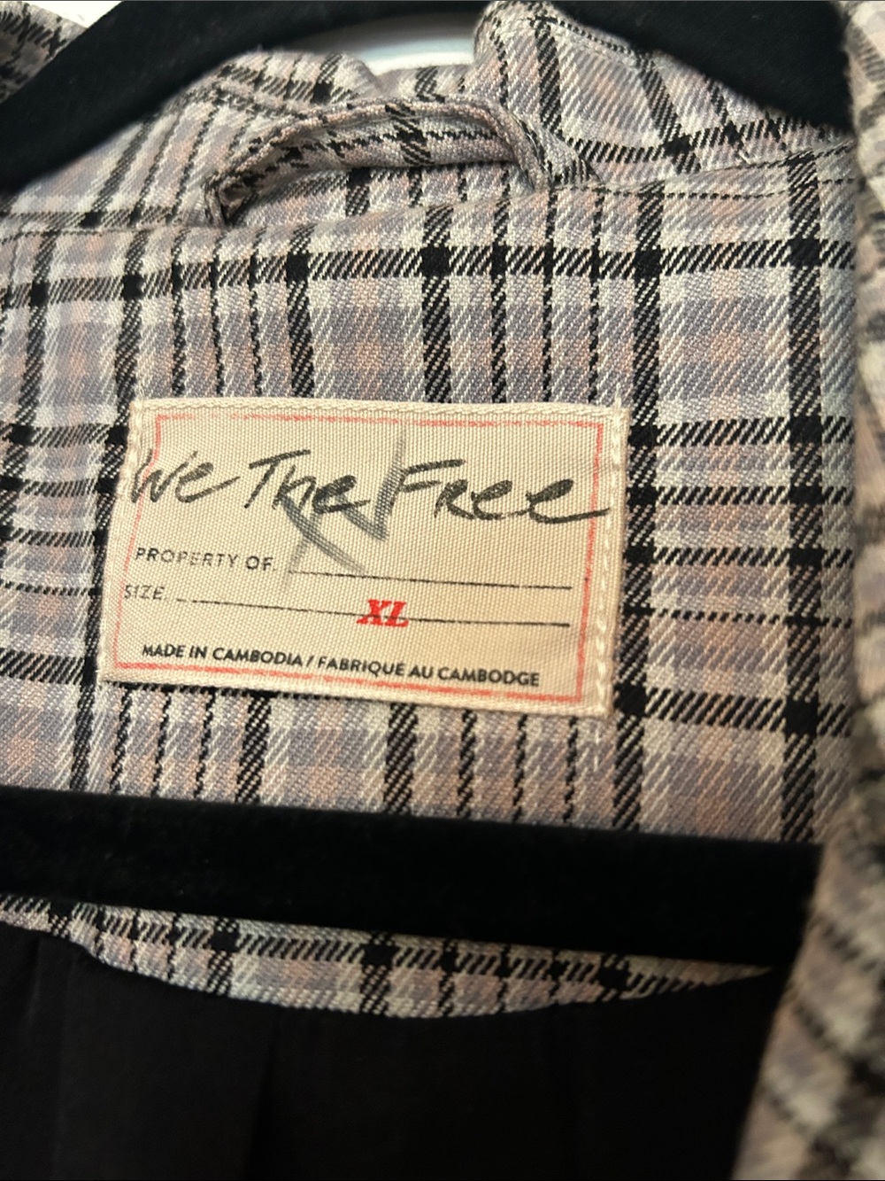We the Free Cali Plaid Blazer in Dust Combo - Picture 6 of 9